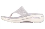 Skechers Go Walk Arch Fit Slip Resistant Slide Slippers Women's Purple