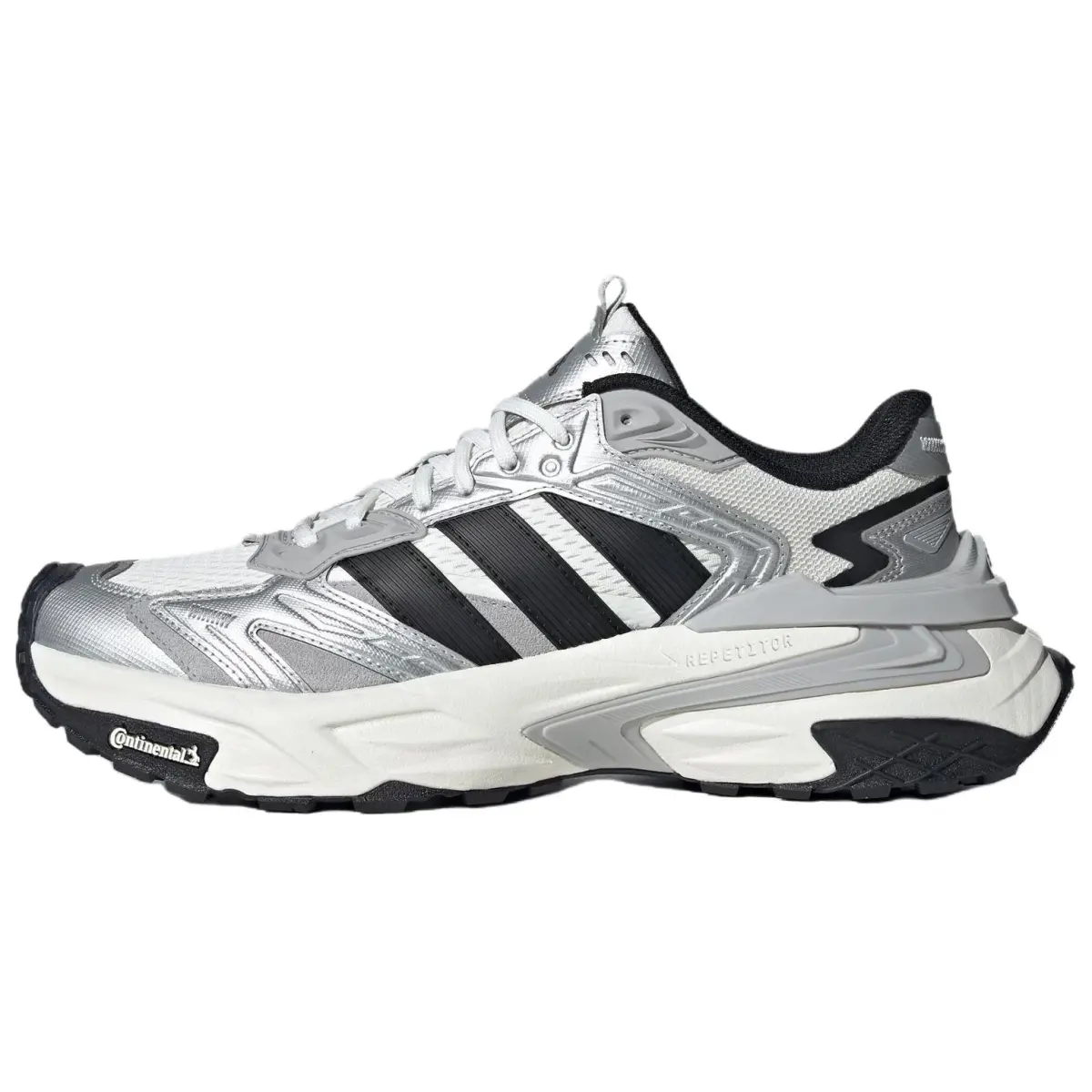 Adidas XLG STORM Slip Resistant, Abrasion Resistant, Height Increasing Chunky Sneakers Unisex White Black
