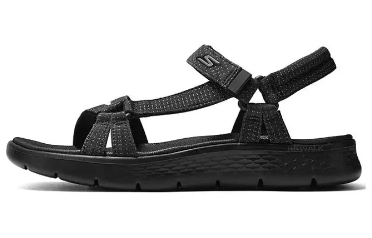Skechers Go Walk 5 One Strap Sandals Women's Black