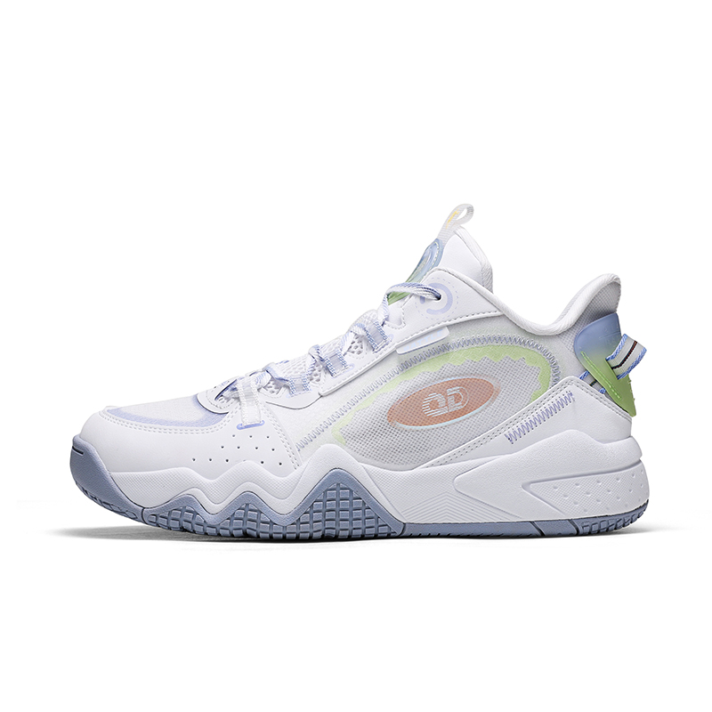 QIAODAN Mid top Basketball Shoes Women’s White Green