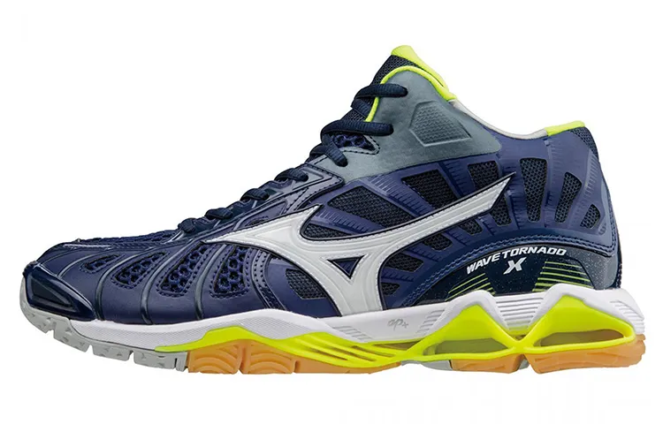Mizuno Wave Tornado Training Shoes Men's Low Top Blue