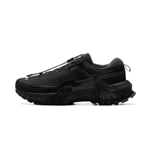 Li Ning Outdoor CF Tracing, Xingchuan Pro Low top Hiking Shoes Unisex Black