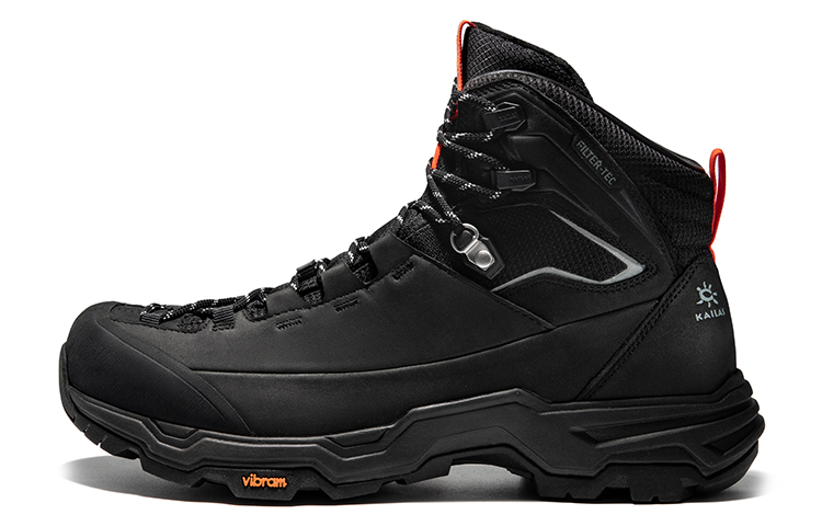 KAILAS N53 2 FLT Collection Non Slip And Waterproof Mid top Outdoor Snowfield Mountaineering Shoes Men’s Ink Black