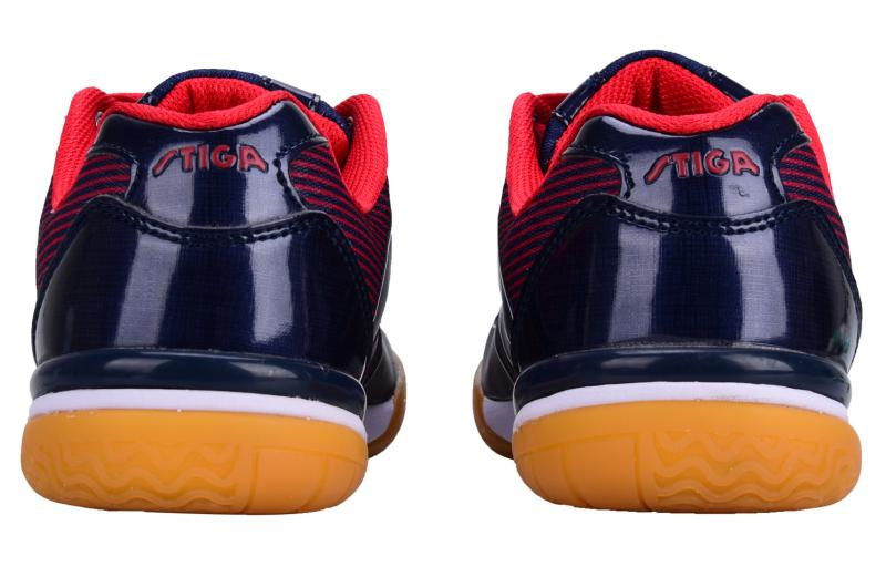 Stiga Slip Resistant Abrasion Resistant Low top Table Tennis Shoes Unisex Blue Red