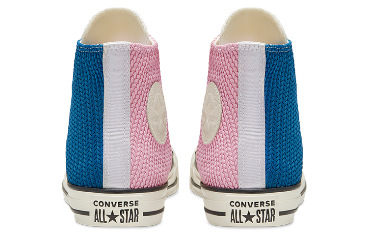 Женские кеды Converse Chuck Taylor All Star (розово-синие) — Розовый / синий — фото 5