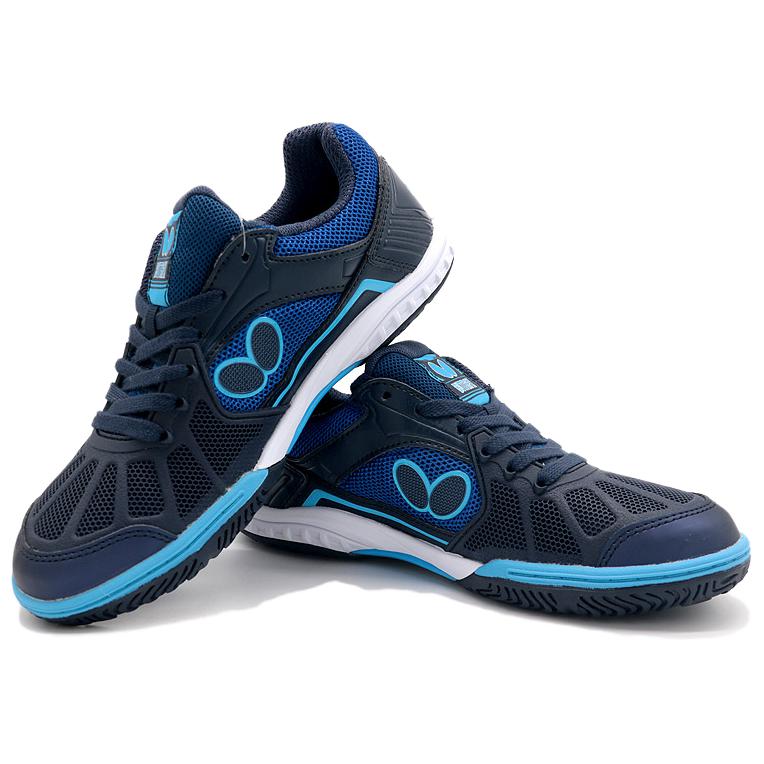 Butterfly Slip Resistant Abrasion Resistant Low top Training Shoes Unisex Dark Blue