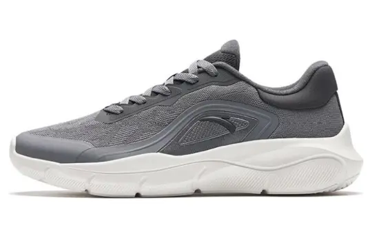 Anta Slip Resistant Low top Badminton Shoes Men's Gray