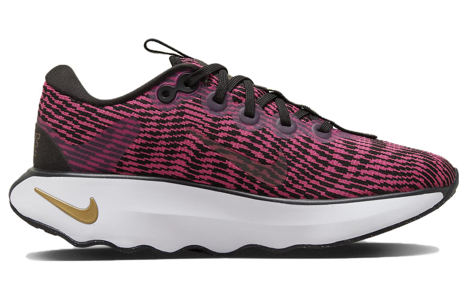 Nike Motiva Black Metallic Gold White Fireberry Women's
