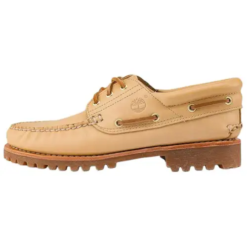 Timberland AUTHENTICS Collection Split Cow Leather, Leather Boat Shoes Men's Brown