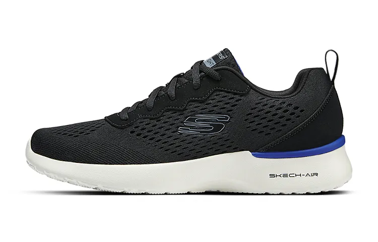 Skechers Skech Air Dynamight Breathable Low top Walking Shoes Men's Black/Blue