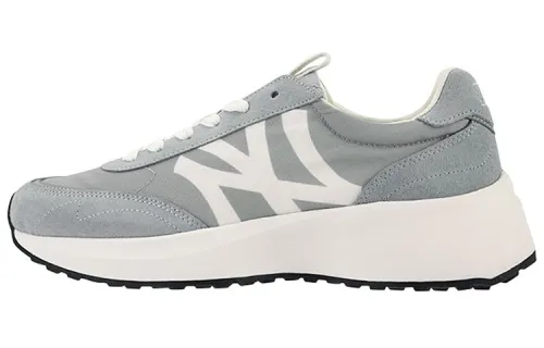 MLB Chunky Jogger Fabric Slip Resistant Abrasion Resistant Low top Chunky Sneakers Unisex Gray