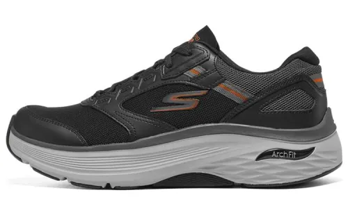 Skechers Max Cushioning Training Shoes Men's Low Top Black/Gray