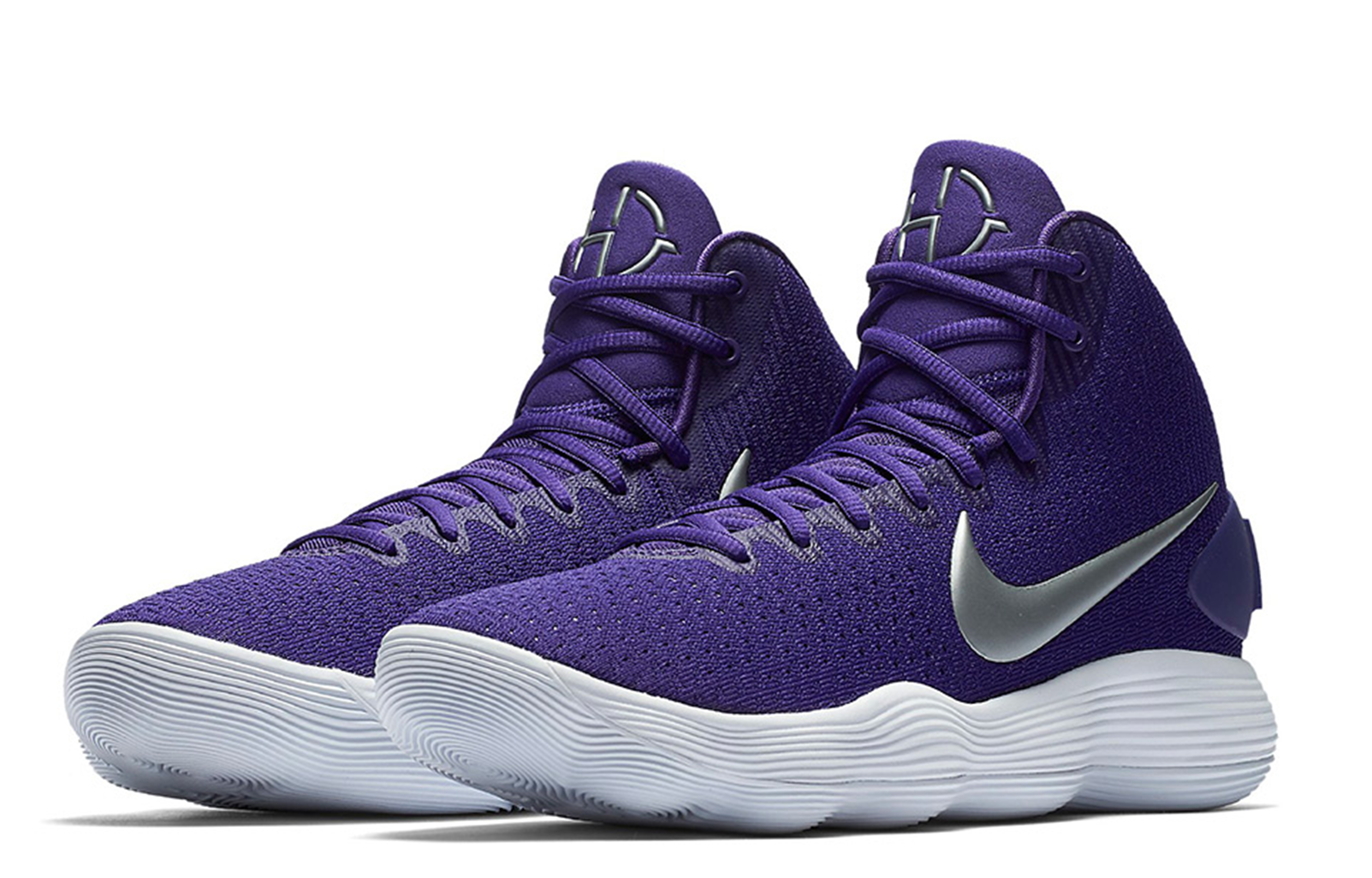 Мужские кроссовки Nike Hyperdunk 2017 (фиолетовые) — Фиолетовый — фото 3
