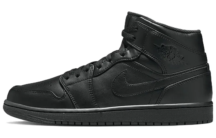 Jordan 1 Mid Triple Black