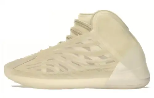 Adidas Originals Yeezy QNTM Non slip Lightweight Mid top Basketball Shoes Unisex Linen