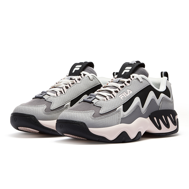 FILA FUSION SHOCK Electric Glow Shoes Basketball Shoes Women’s Mystic Gray Black