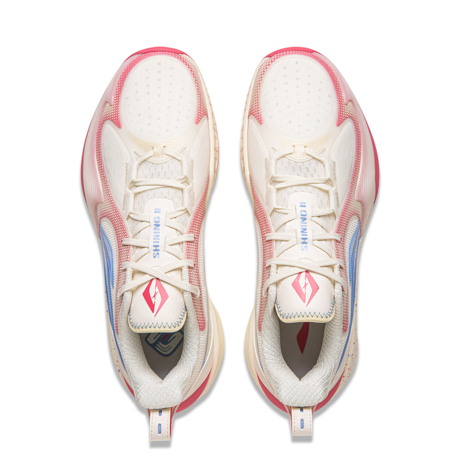 Li Ning Speed 2V2 Cushioning Slip Resistant Abrasion Resistant Breathable Lightweight Low top Basketball Shoes Men’s