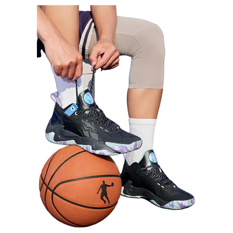 QIAODAN Abrasion Resistant Breathable Support Abrasion Resistant Breathable Support Low top Basketball Shoes Men’s