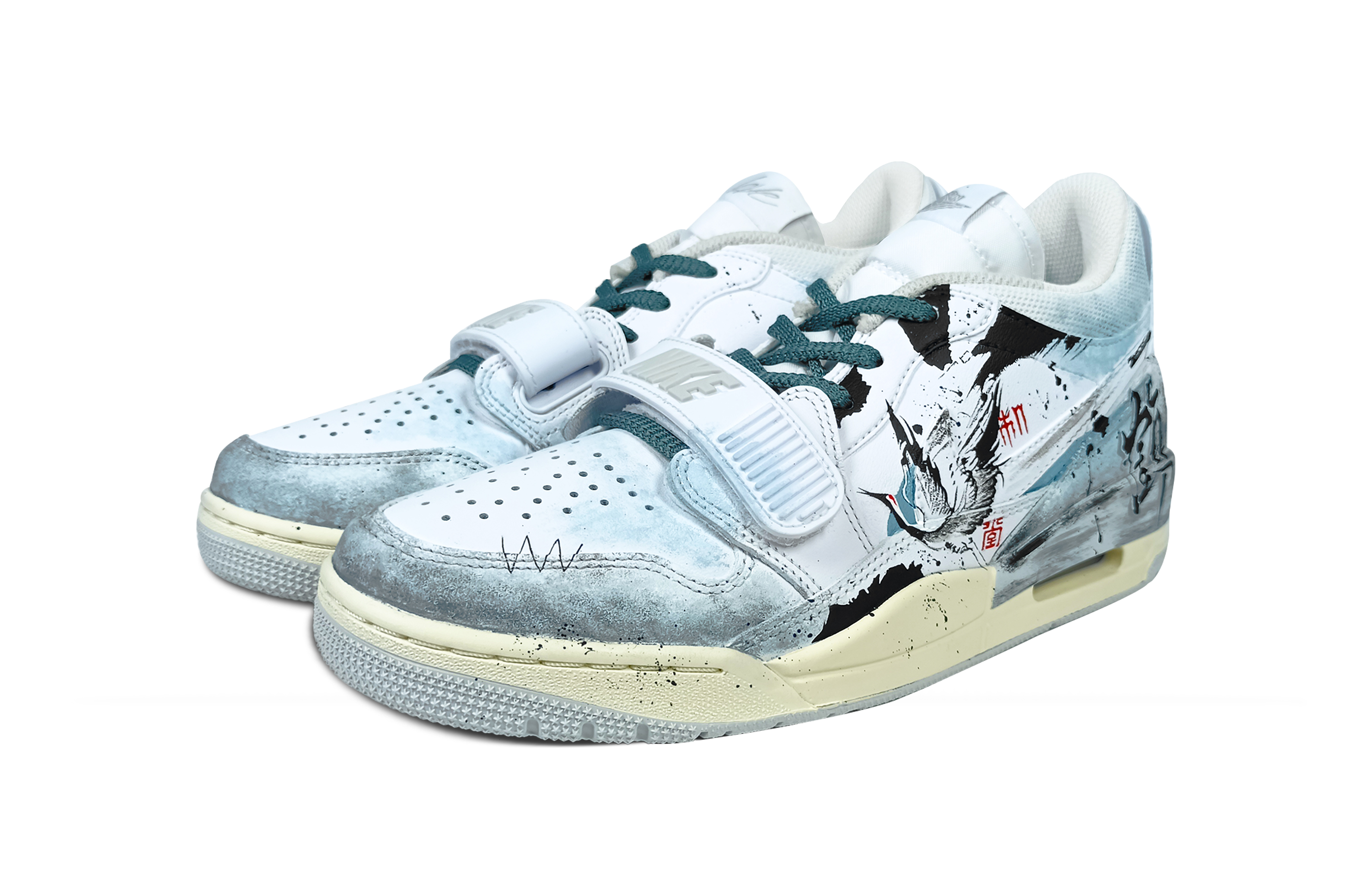 Jordan Legacy 312 Crane In The Heart Cushioning Abrasion Resistant Cushioning, Wear Resistant Low top