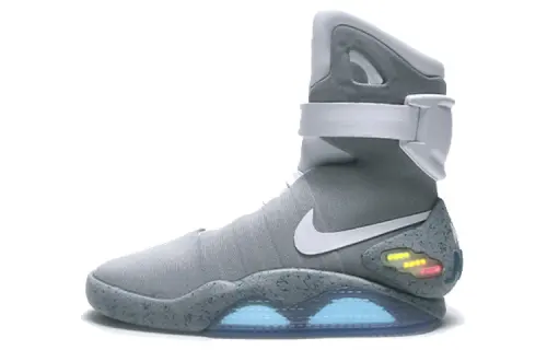 Nike Air MAG back to the future back to the future non-slip high top basketball shoes men's white 2016 version