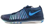 Nike Free Transform Training Shoes Women's Low Top Dark Blue/White