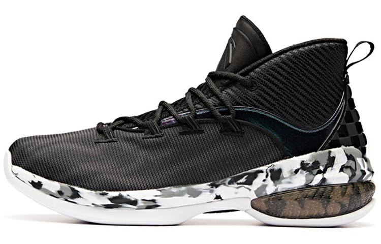 Anta UFO2.0 Mid top Basketball Shoes Men’s Black White