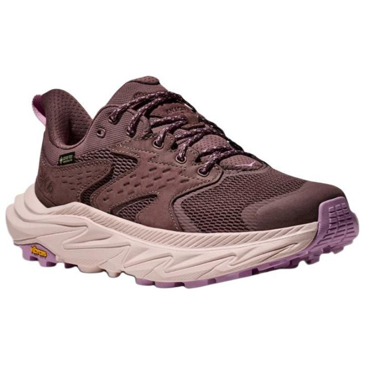 HOKA ONE ONE Anacapa 2 Slip Resistant Abrasion Resistant Low top Hiking Shoes Women’s Umber