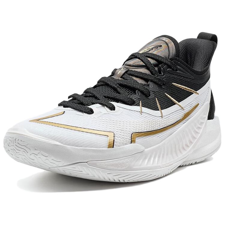 XTEP Non slip Lightweight Low top Basketball Shoes Men’s White Black
