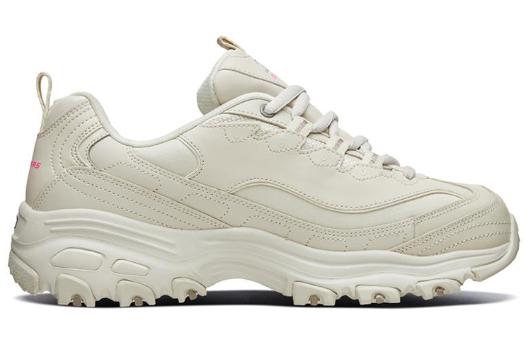 Женские кроссовки Skechers D'LITES 1.0 (/ бежевые) — 自然色/多彩 — фото 2