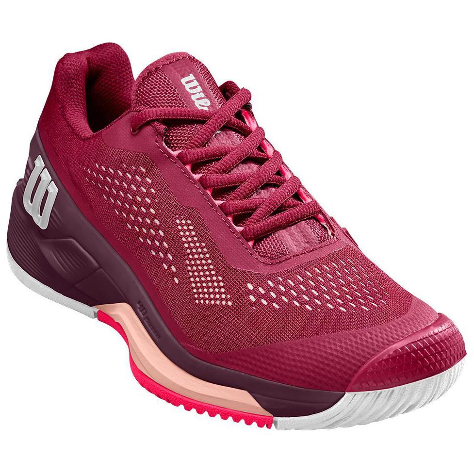 Wilson Rush Pro 4.0 Comfortable Low top Tennis Shoes Women’s Red