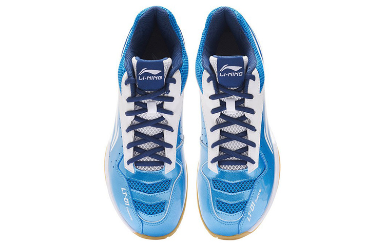Li Ning Badminton Shoes Unisex Low Top Interstellar Blue/Standard White