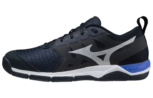 Mizuno Volleyball Shoes Unisex Low Top Black/Blue