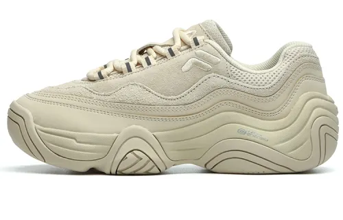 FILA FUSION HERITAGE BASKETBALL Handle Low top Vintage Basketball Shoes Women's Beige