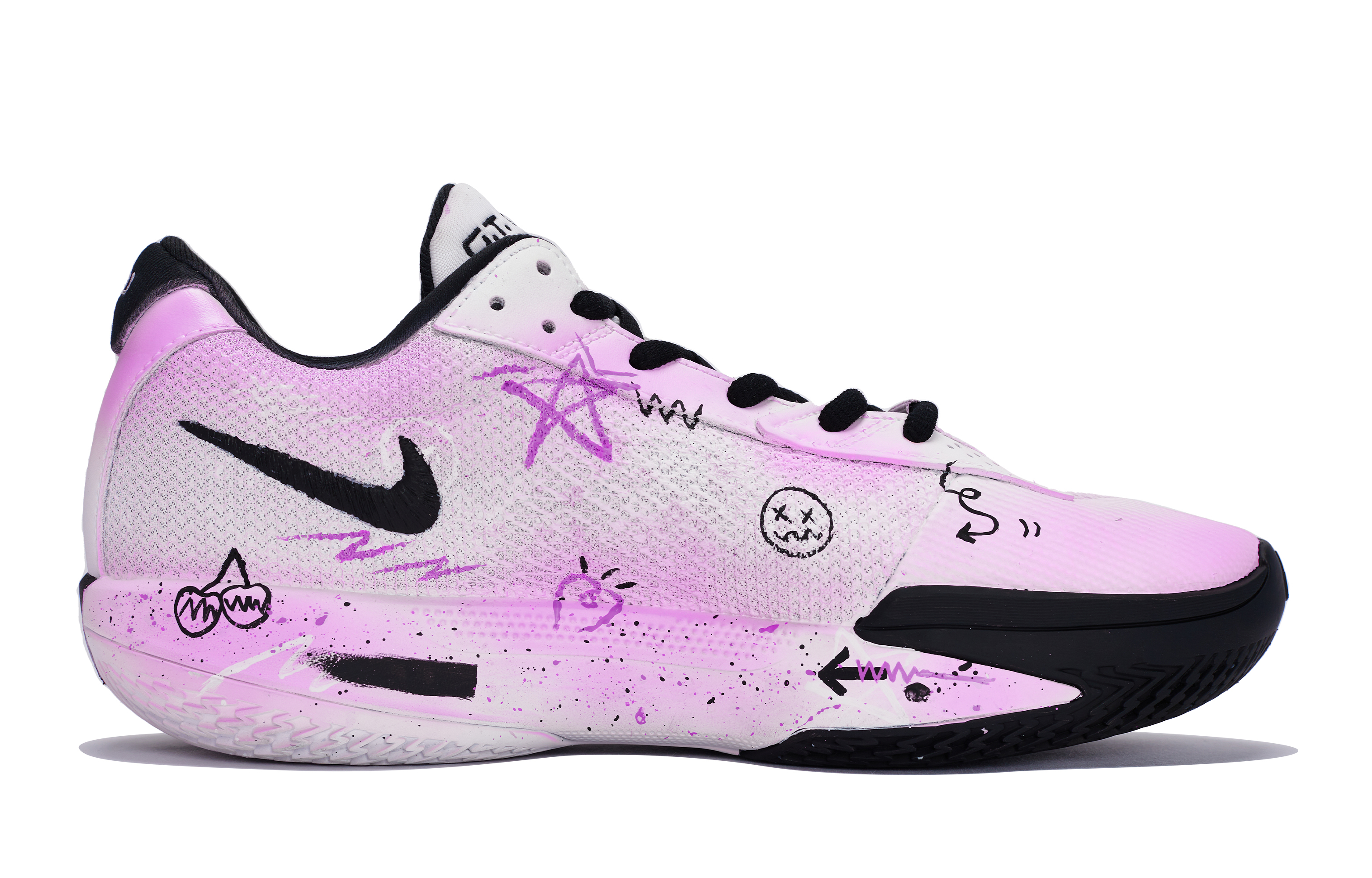 Nike Air Zoom G.T. Cut Academy 811 Manufacturing, Heartbeat Surround Fuchsia, Special Shoe Box Low top Basketball Shoes
