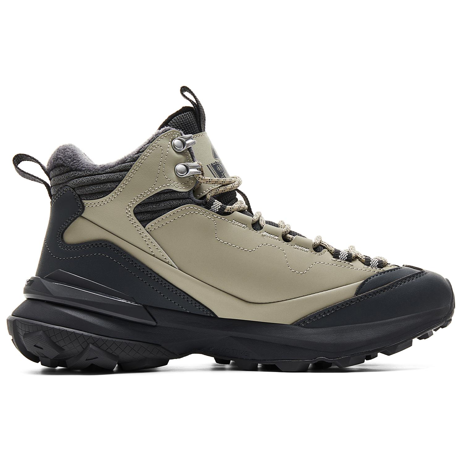 PEAK Cushioning Abrasion Resistant Rebound High top Mountaineering Shoes Men’s Black Green