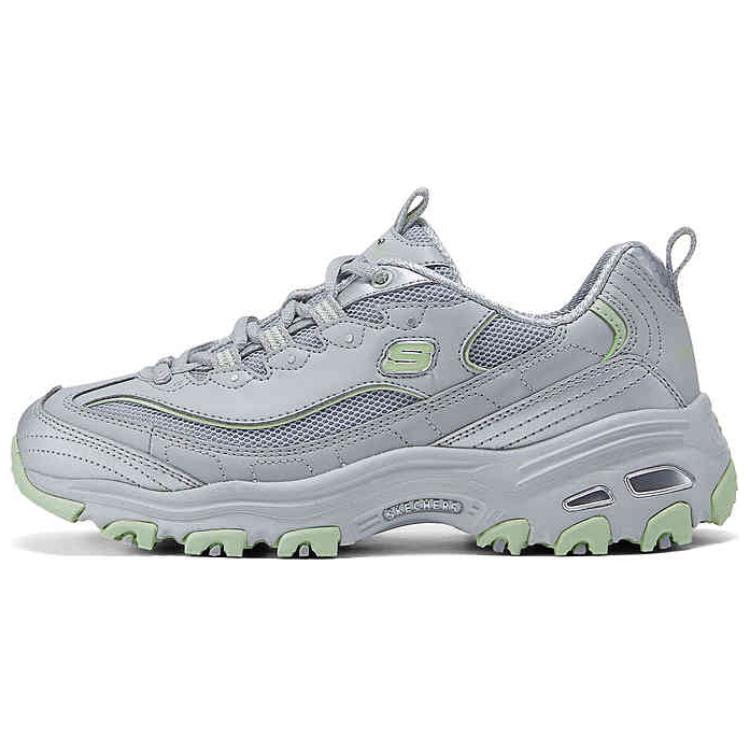 Женские кроссовки Skechers Skechers DLITES WOMEN (серыйзеленый)