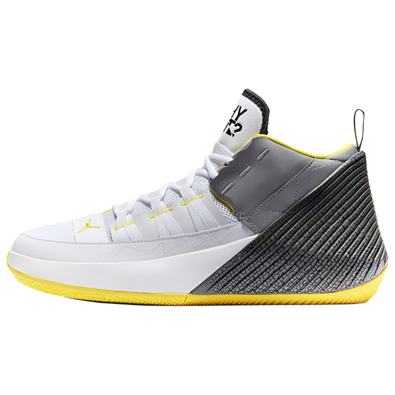 Jordan Why Not Zer0.1 Westbrook Comfortable Mid-top Basketball Shoes Men's White Gray