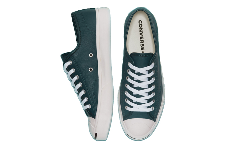 Кеды Converse Jack Purcell (зеленый) — Зелёный / белый — фото 3
