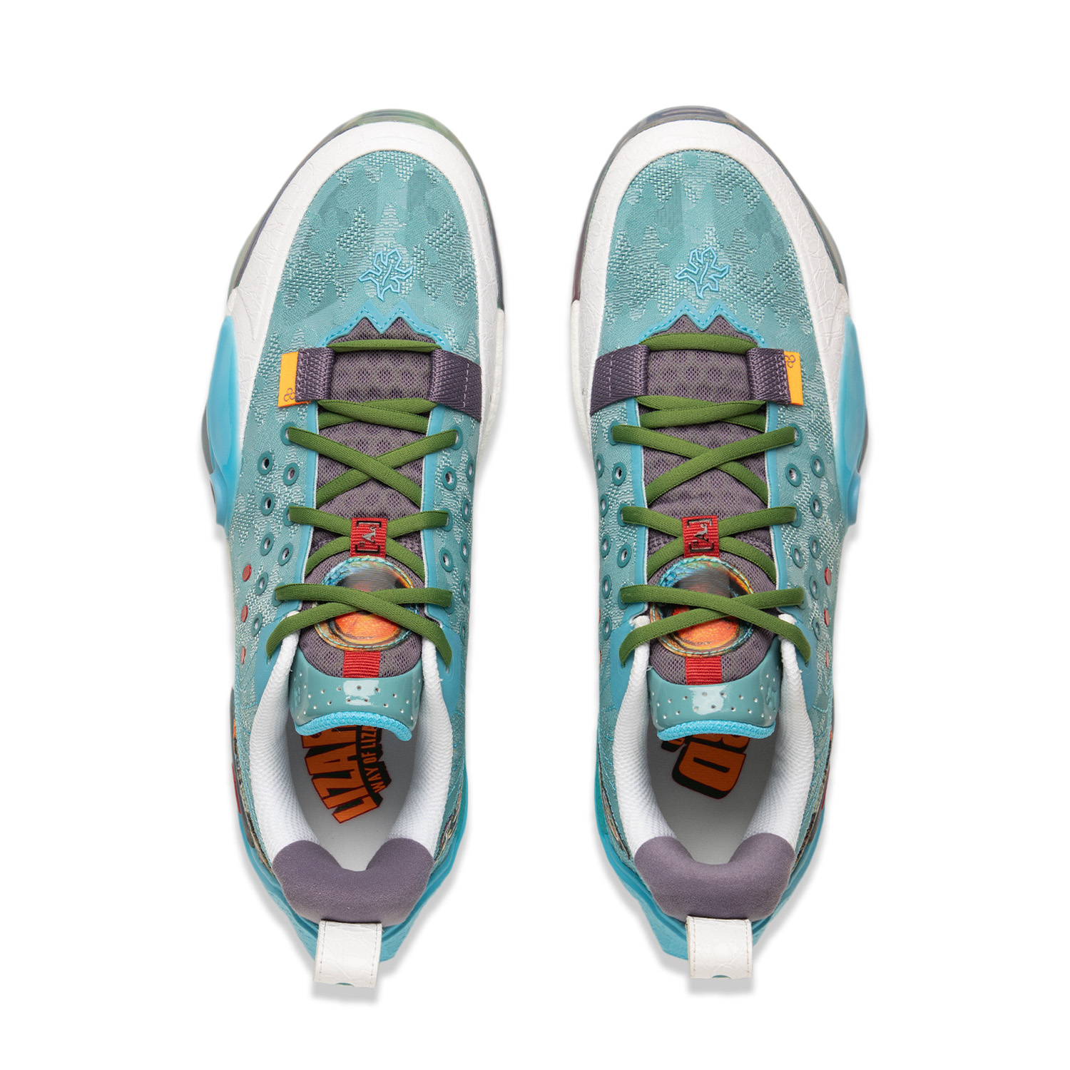 Li Ning All City 13 Low top Basketball Shoes Men’s Blue Green
