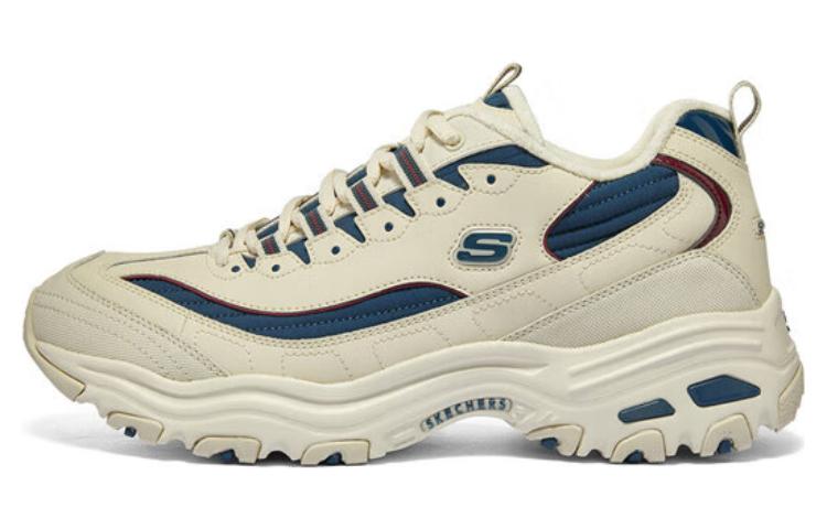 Мужские кроссовки Skechers D'LITES 1.0 (бежево-синие)