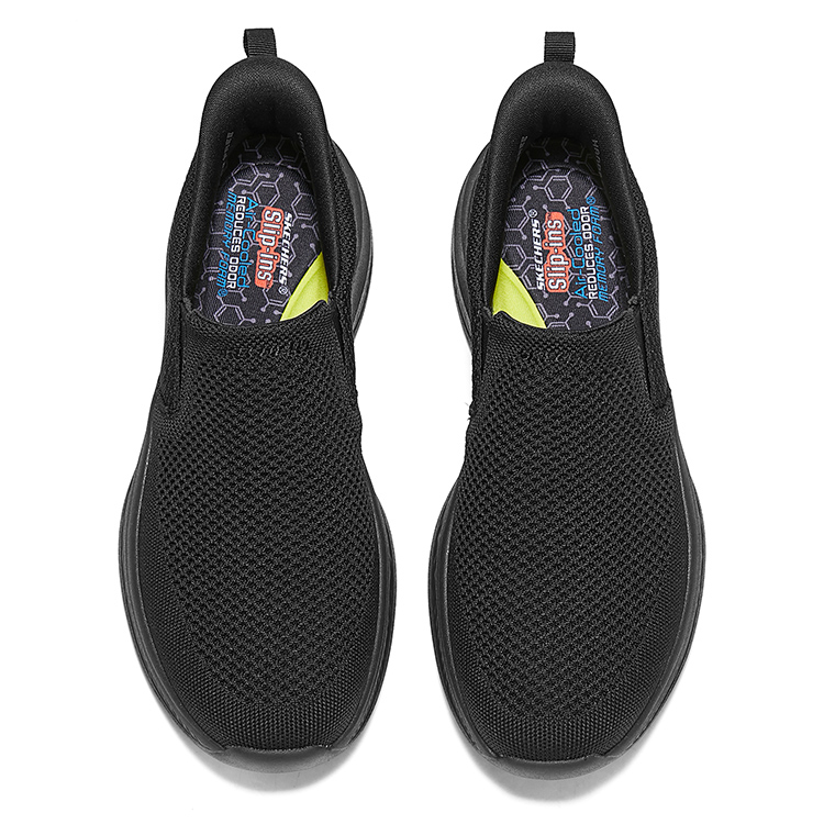 Skechers Slip Ins Lightweight Low top Casual Shoes Men’s All Black