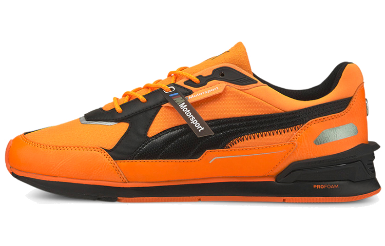 PUMA Bmw M Training Shoes Unisex Low Top Black/Yellow