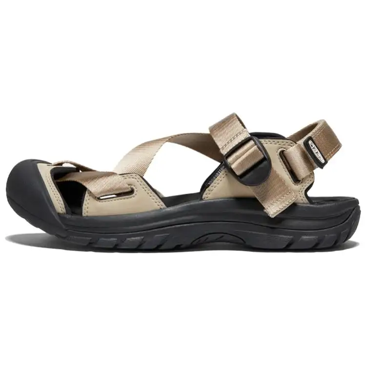 Keen Zerraport 2 Outdoor Casual Beach Sandals Men's Black Yellow