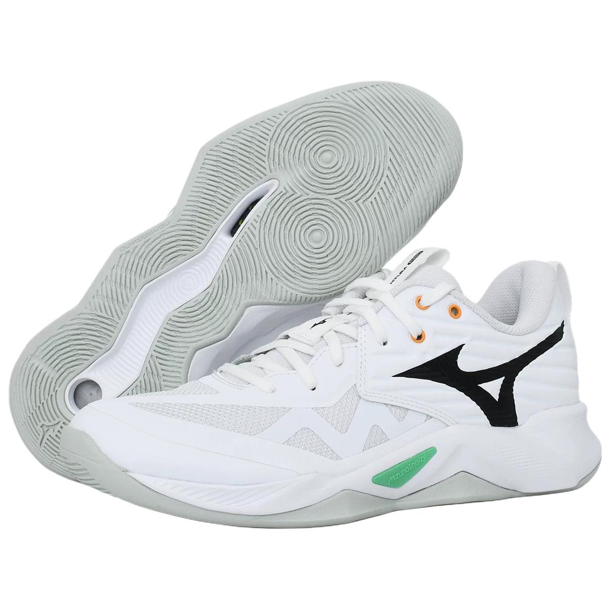 Mizuno WAVE MOMENTUM PRO Slip Resistant Abrasion Resistant Low top Training Shoes Unisex White