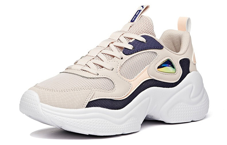 ANTA Training Shoes Women’s Low Top Lotus Gray/Spectrum Purple/Fluorescent Highlight Powder