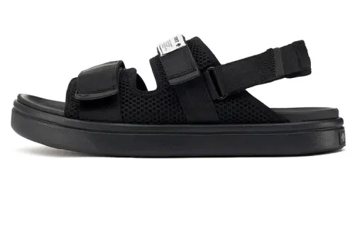 DESCENTE Quick Dry Beach Sandals Unisex Black