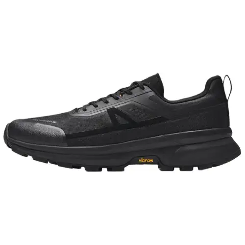 Anta Champion Opening 3 Abrasion Resistant Breathable Mid top Hiking Shoes Men's Black