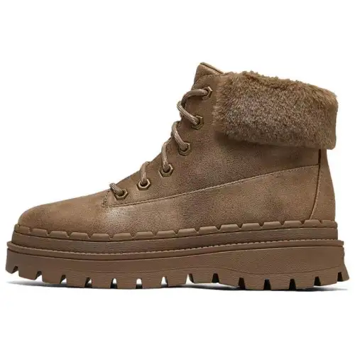 Skechers Modern Comfort Short Snow Boots Women's Chestnut