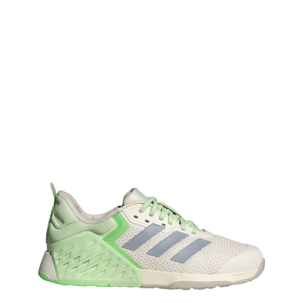Dropset Wmns Adidas 3 ‘Halo Silver Semi Green Spark’