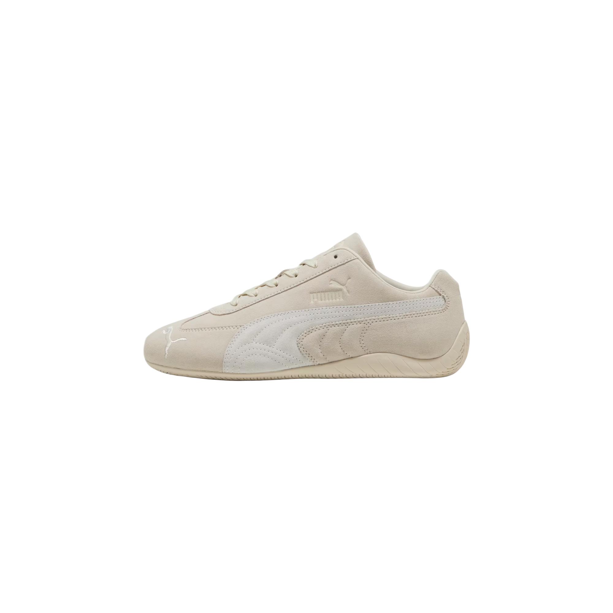 PUMA Puma Speedcat series comfortable and versatile fashionable low-cut training shoes for men and women, snow mountain white